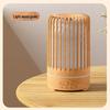 Wood Grain Ultrasonic Aroma Diffuser for Bedroom - Silent Essential Oil Humidifier