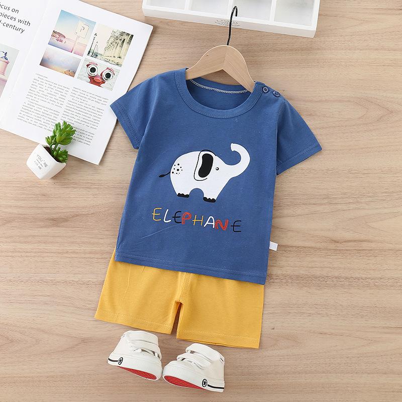 Kinder T-shirt met korte mouwen + shorts Set zomer