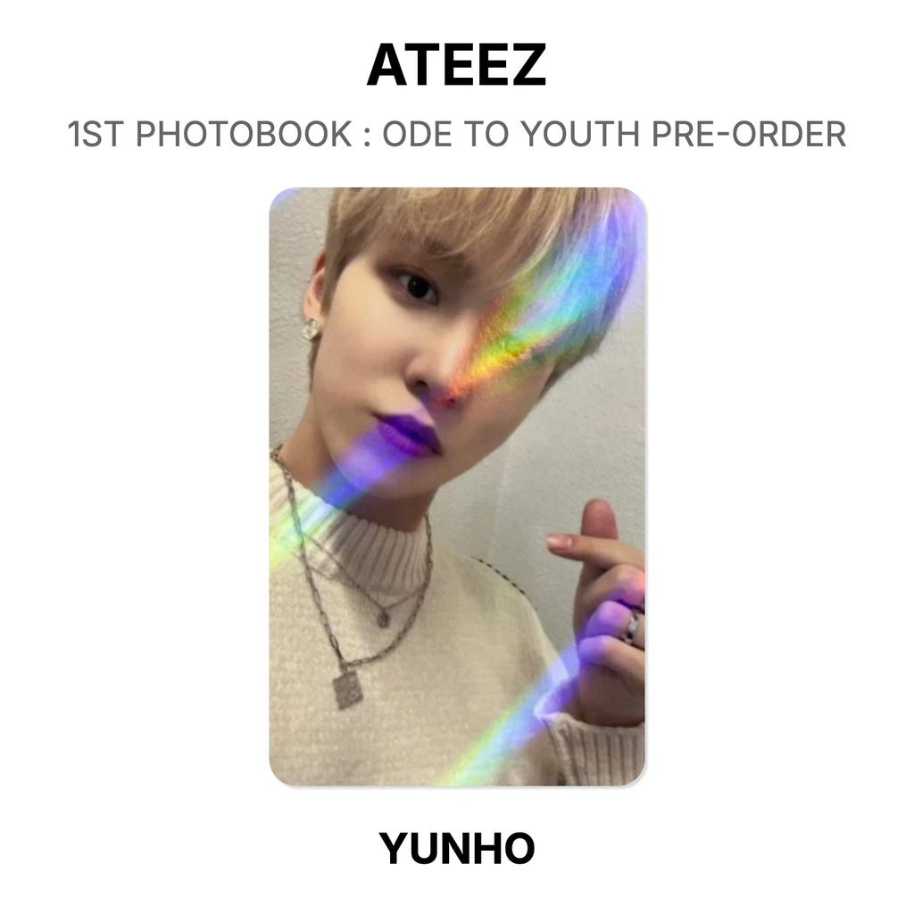 ATEEZ PRIMO FOTOLIBRO : ODE ALLA GIOVINEZZA PRE-ORDINE Fototessera Ufficiale