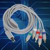1080P Component Video Cable HDTV Audio Video AV 5RCA Cable Game Cable for Nintendo Wii Game Accessories