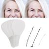 40 piezas/juego de pegatinas invisibles delgadas para el rostro, forma de V, para eliminar arrugas y flacidez de la piel, cinta adhesiva rápida para el mentón