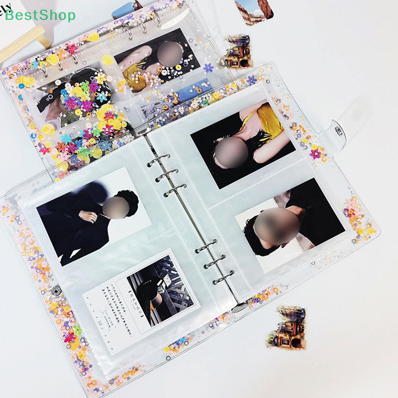 A5/A6 Loose Leaf Binder Cover Refillable Notebook Shell 25 Sheets Clear Binder Planner Inner Pages Protectors