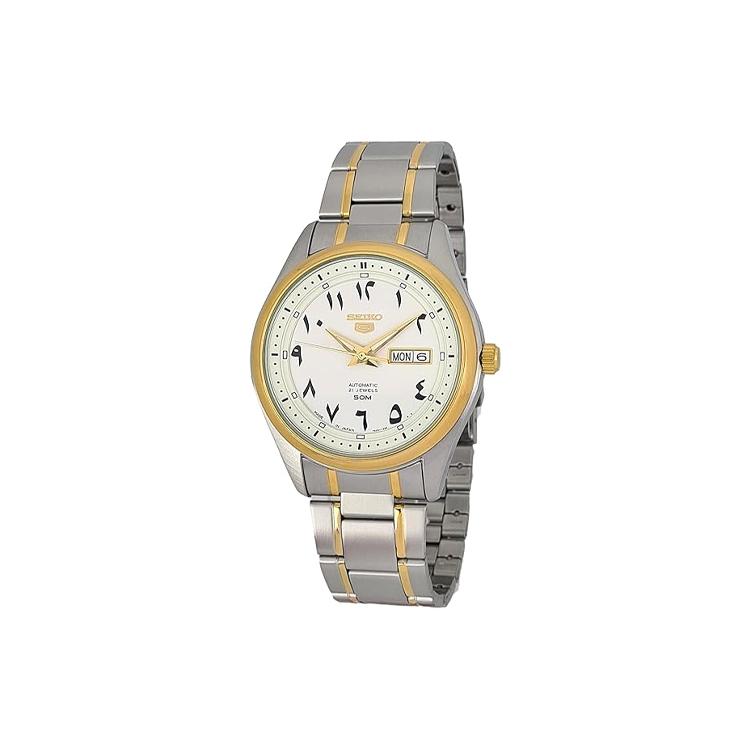 SEIKO 50m Water Resistant Automatic Mechanical Movement Stainless Steel Strap Watch Men's Watches SNKP22J1