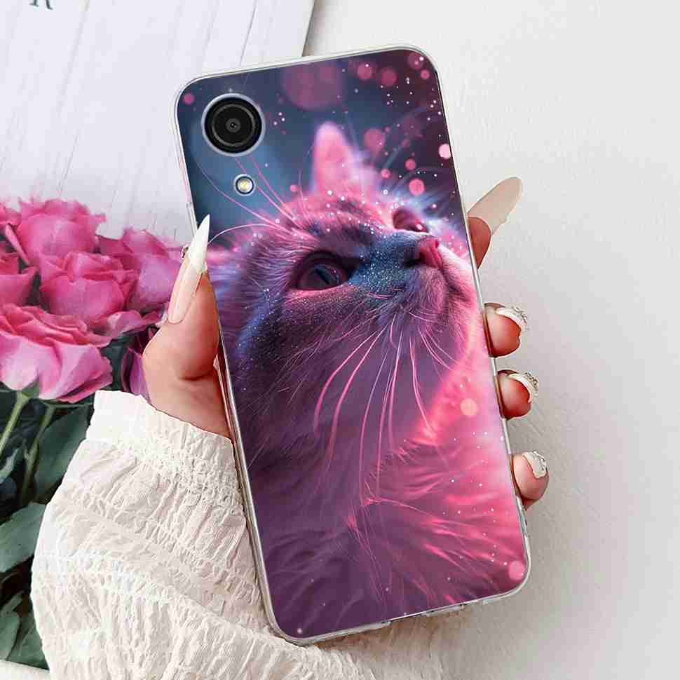 For Samsung A03Core Case Soft Silicone Cute Heart Painted Cover Case For Samsung Galaxy A03 Core SM-A032F TPU Fundas Capa