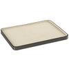 Light Luxury Woven Leather Tray Decoration Living Room Bedroom Hotel Minimalist Model Room Rectangular Storage Tray Decoration