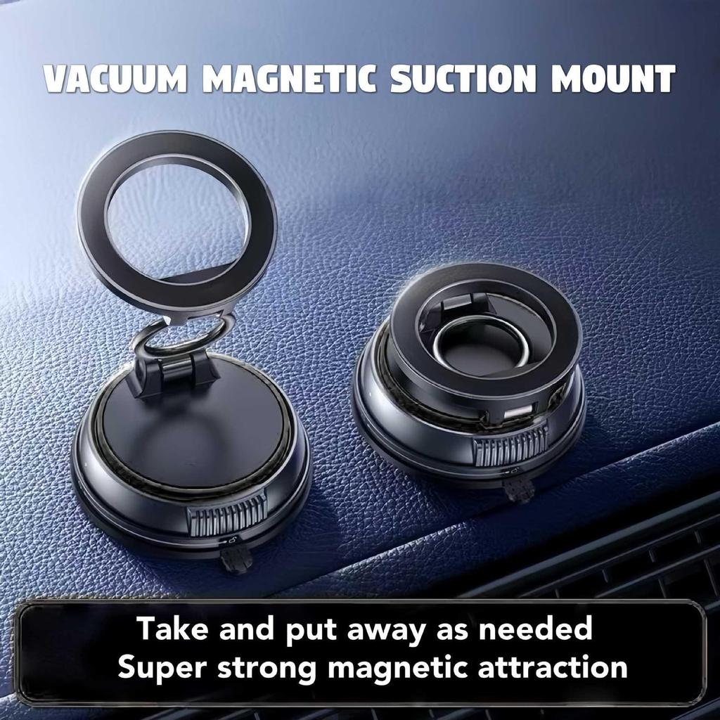 Foldable Magnetic Phone Holder: Dual-Use for Car and Home