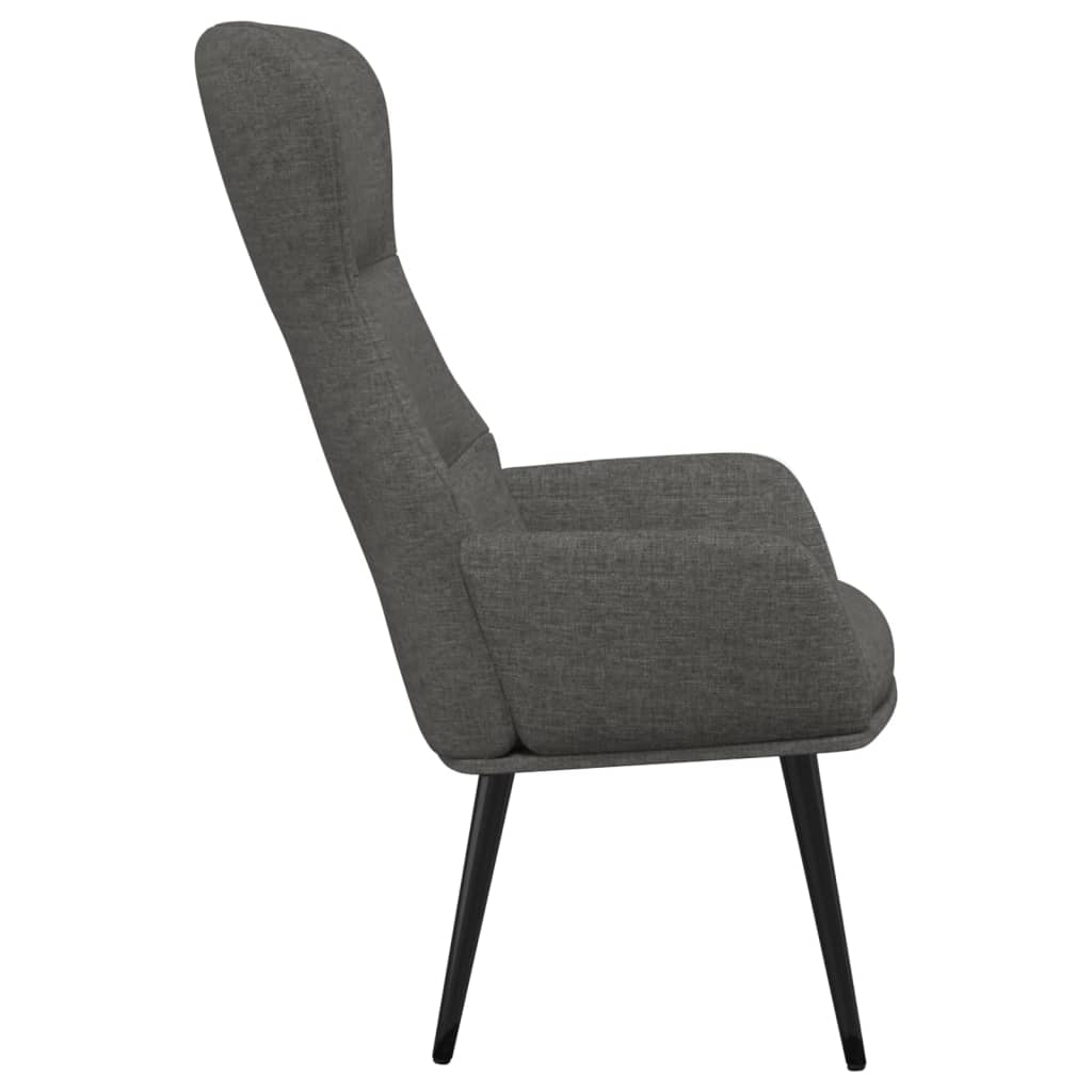 Relax Armchair Dark Grey Fabric