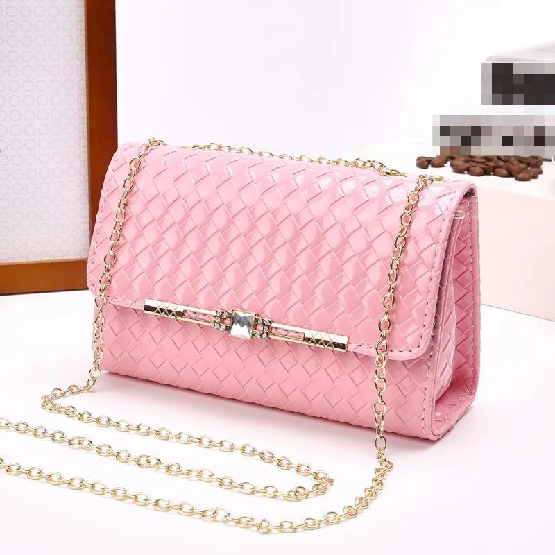 Women's Fashion Chain Bag Single Shoulder Crossbody Bag Simple Hundred Small Square Mini Shopping Commuter Bag Casual Diagonal Shoulder Bags