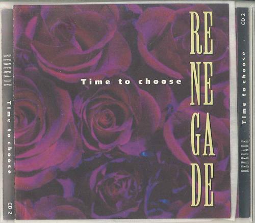 

CD RENEGADE - Time To Choose CD2 NOT ON LABEL Non Japan Rock Used