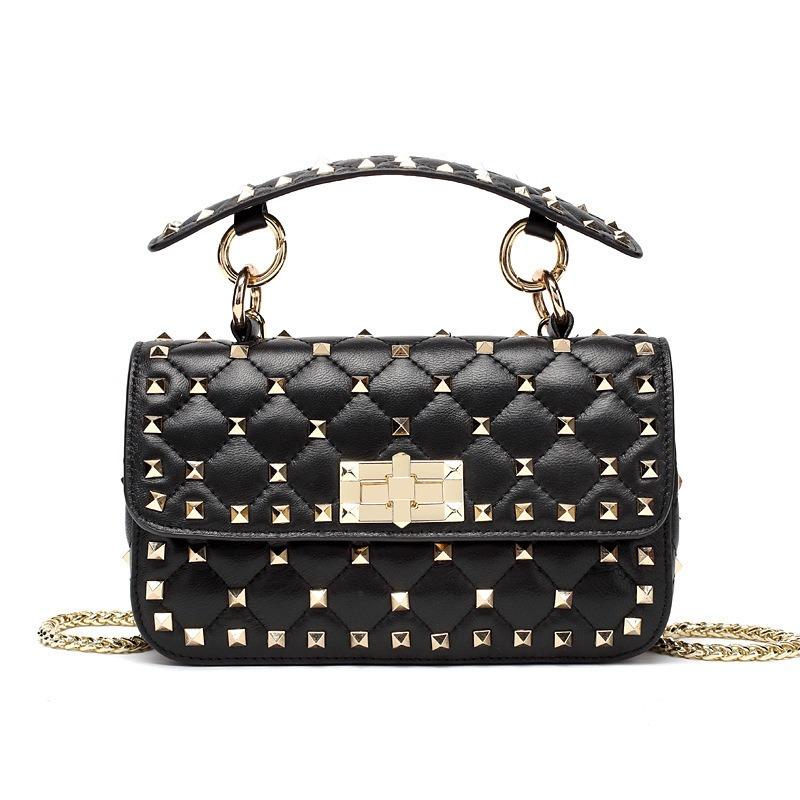 Xiaoxiangfeng chain rivet crossbody small square