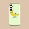 Banana Phone Case For Samsung S25,24,21,22,23,20,S30,Ultra,Plus,Fe,Lite,Note,5G Black Soft