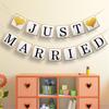 Multi Design Wedding Bunting Banners Bridal Shower Decorations With Glitter Accents For Photo Booth Or Party Backdrop