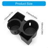 28GC Quick Install Vehicle Cup Holder Tray Customized Console Storage with Not Slip For Car EV9 2025 2025 Use