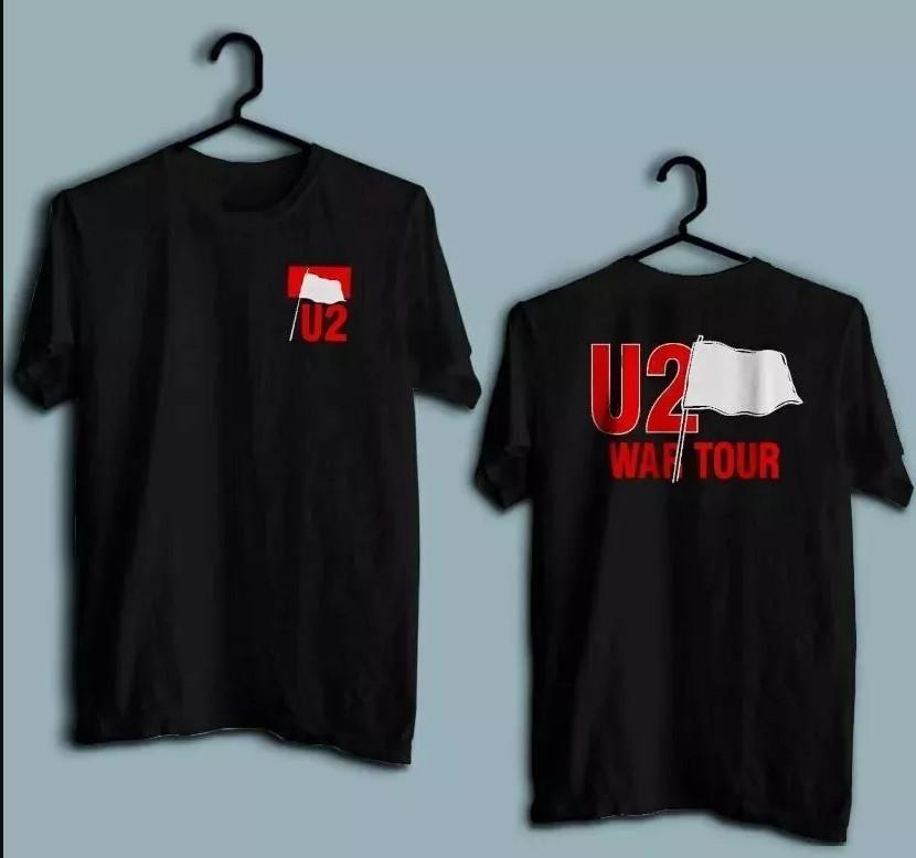 

The U2 War Tour Music Band Unisex T-shirt, size S-4XL XL