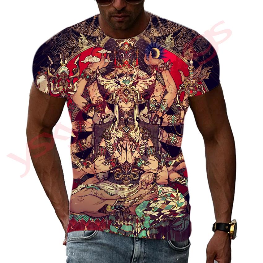 Japanese Cartoon Anime Magic Sexy Witch Men and Women T-Shirt HD 3D Printing Hip Hop Harajuku Tees Round Neck Short Sleeve Tops