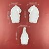 Shiny Santa Claus Little Dwarf Mold Silicone Epoxy Resin Molds DIY Necklace Jewellery Making Keychain Decoration