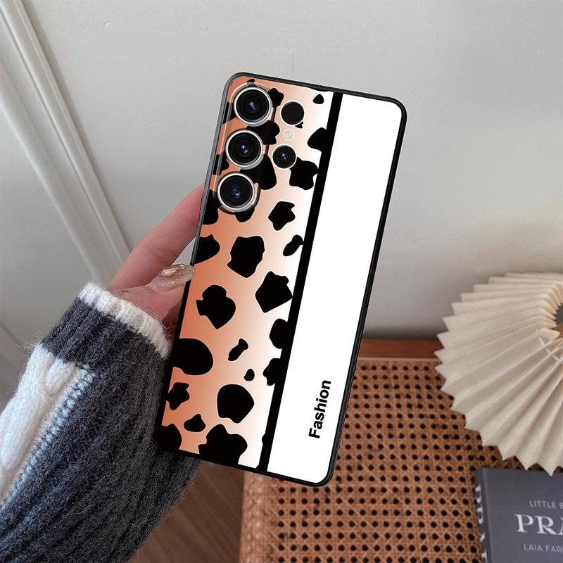 Leopard Print mintás telefontok Samsung S24 S23 Ultra Plus A55 A54 A35 A34 A25 A24 A23 A15 A14 4G 5G Samsung A54 ütésálló lökhárító burkolathoz
