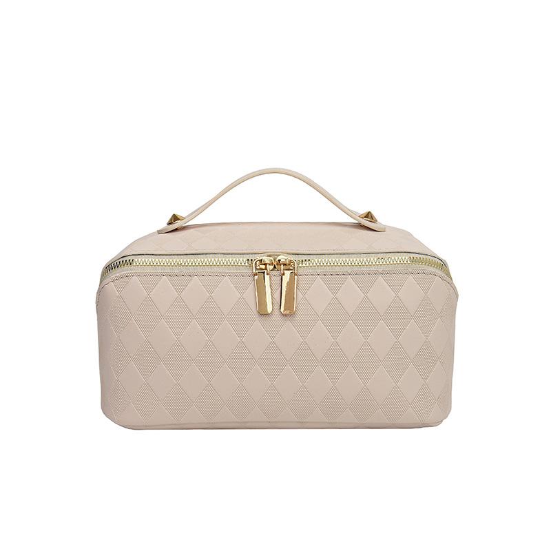 

Косметичка высокой ценности + трансграничная новая простая и удобная несессер + дорожная сумка большой вместимости для хранения средств по уходу за кожей 25x12x13.5cm белый