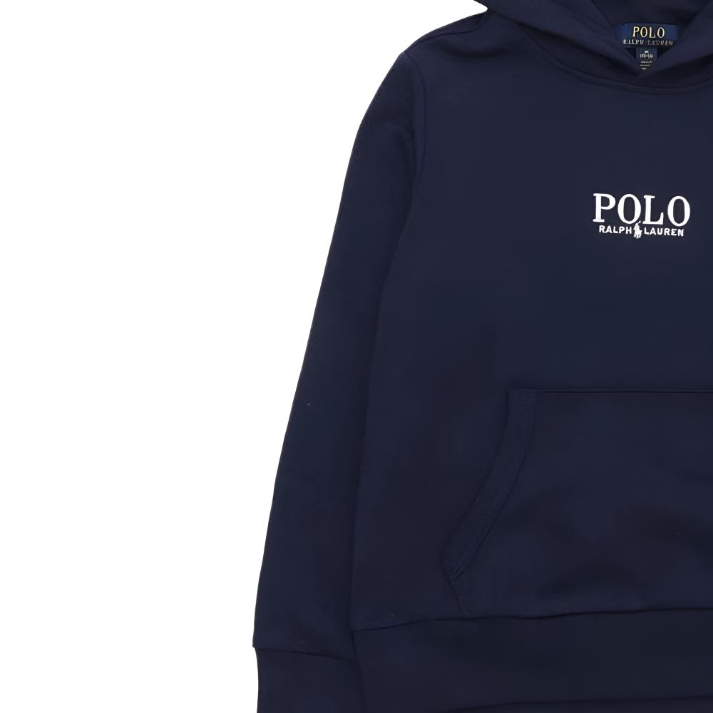 Polo Ralph Lauren Hoodie Buchstaben-Tasche Langarm Kinder-Hoodies Marineblau 323961255-002