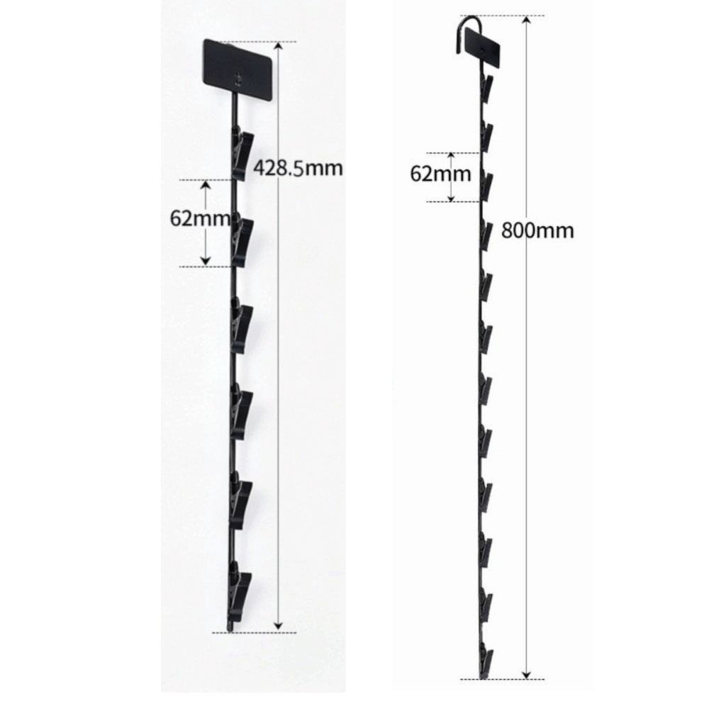 Portable Metal Hanger Strip Metal Bagged Snack Holder Hanging Merchandise Strip Convenience Store