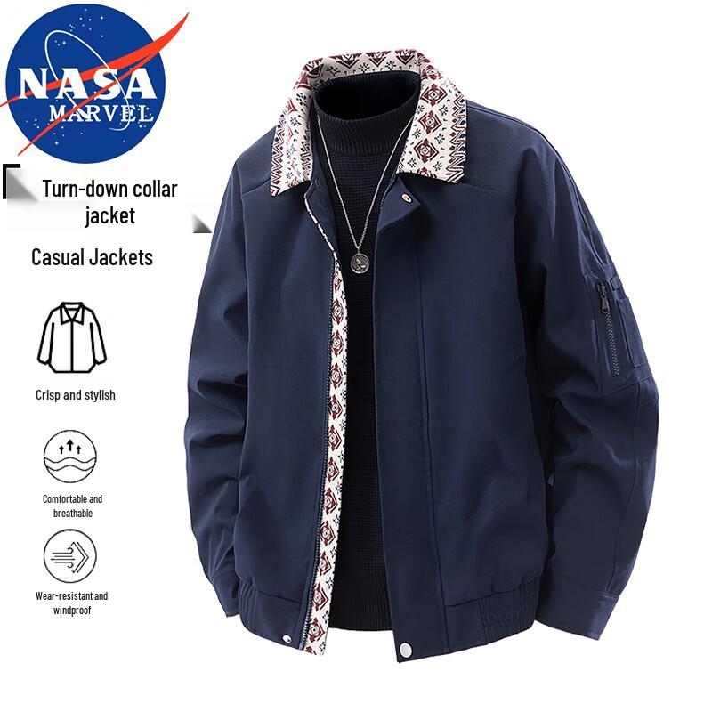 NASA MARVEL Herren Freizeitjacke Langarm