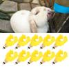 11PCS Rabbit  Pipe Interface Nipple Drinking Fountains Durable Automatic DrinkerG1 2 Short Type