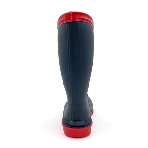 Amozi Kids' Rain Boots, Long Rain Shoes, Children's Rain Boots, Junior Rain Boots, Girls, Boys, Women's, Waterproof, Perfect for Rainy Season and Rain