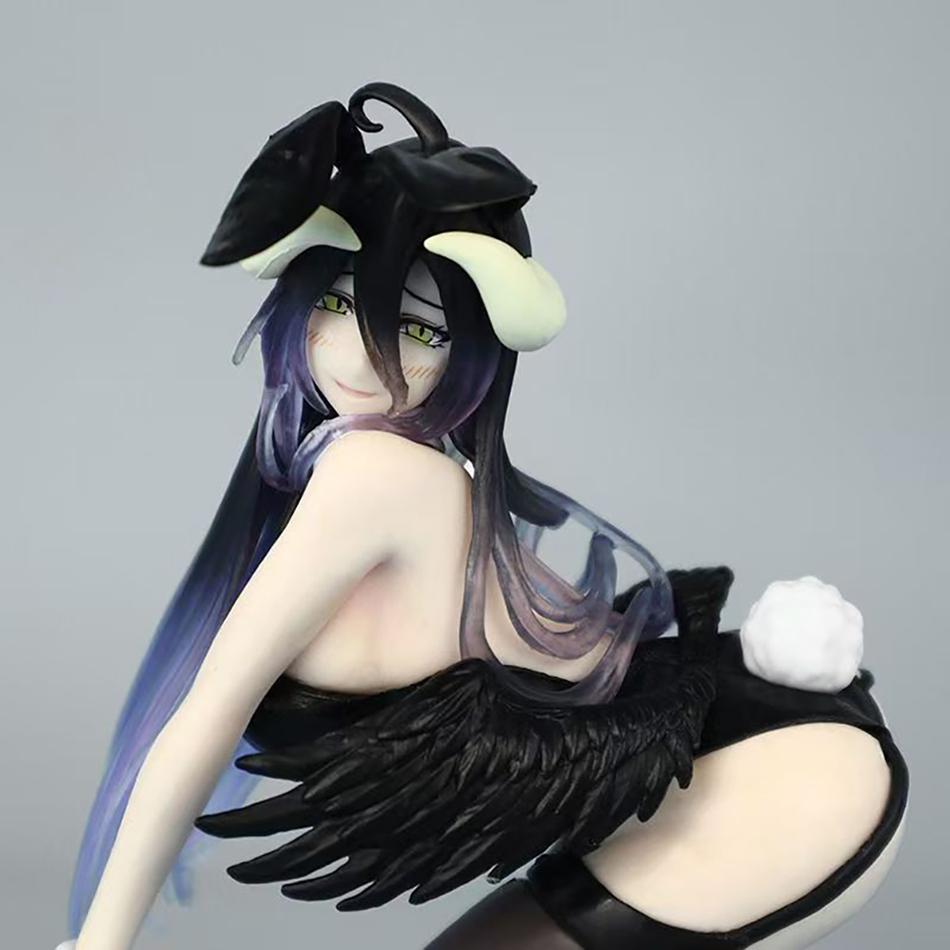 12cm Neue Hentai Figur OVERLORD Anime Figur Bunny Girl Albedo Nudelstopper Figur Actionfigur Sammlermodell Spielzeug