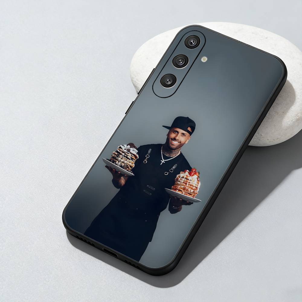 

Чехол для телефона Travesuras Nicky Singer J-Jam для Samsung Galaxy A73, A72, A71, A70, A52, A51 Другие Мягкий черный чехол Samsung a21