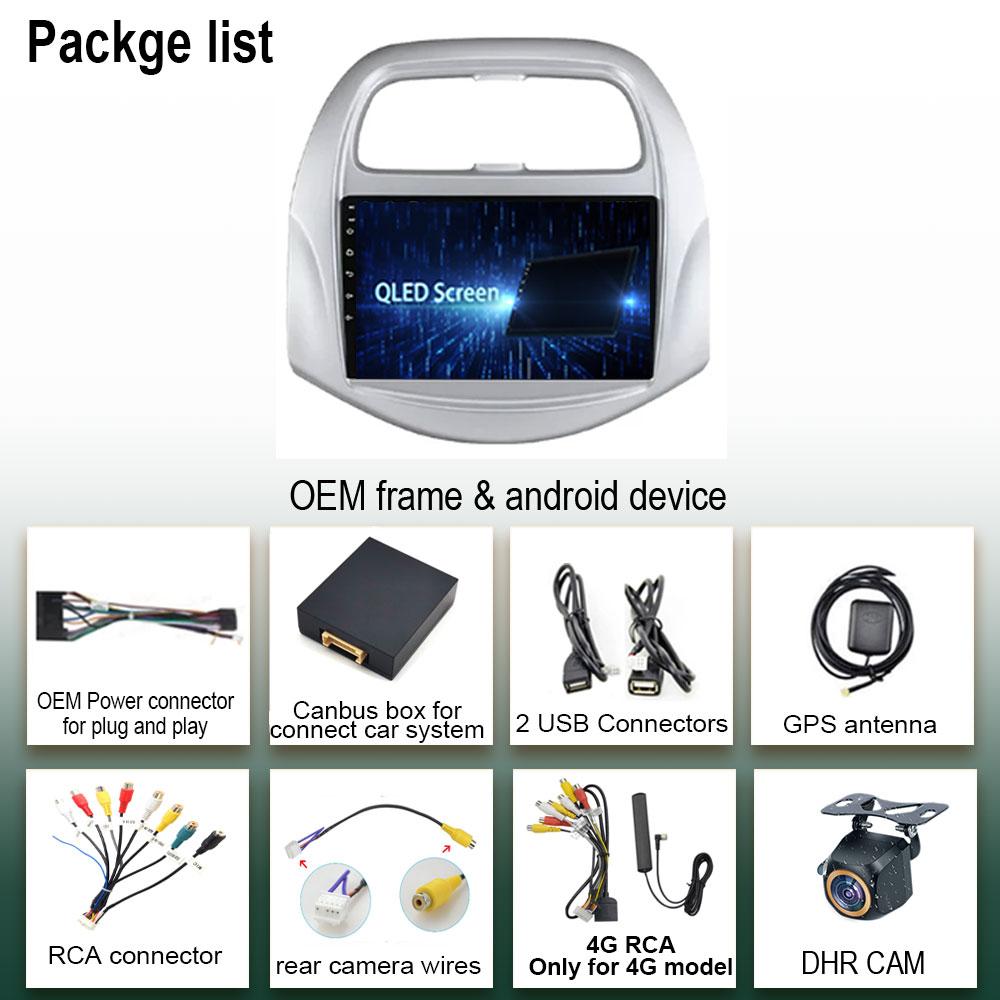 Android 14 For Chevrolet Spark Baic Beat Daewoo Matiz 2018 - 2022 Car Radio Multimedia Video Player Navigation DSP NO 2DIN DVD