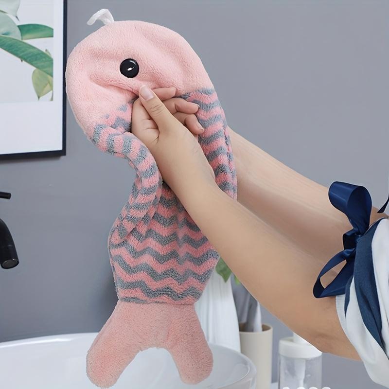 The New-Style Hand Towels Home Convenient Hanging Double-Layer Thickened Speed Dry Absorbent Hand Cloth For Kitchen And Bathroom