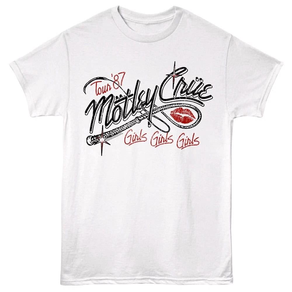 Motley Crue Girls Whipped Tour 87 Men s T Shirt S