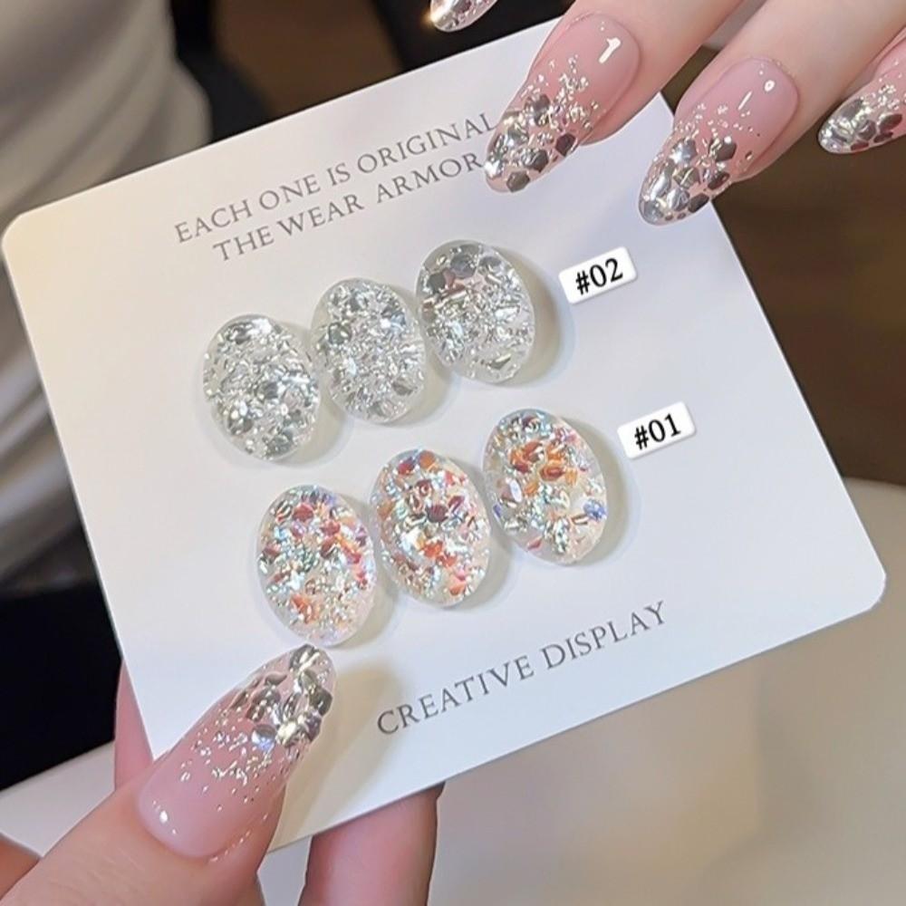 New Glitter Nail Art Sequins Nail Art DIY Blinking Flash Nail Art Sequins Light Chasing Powder
