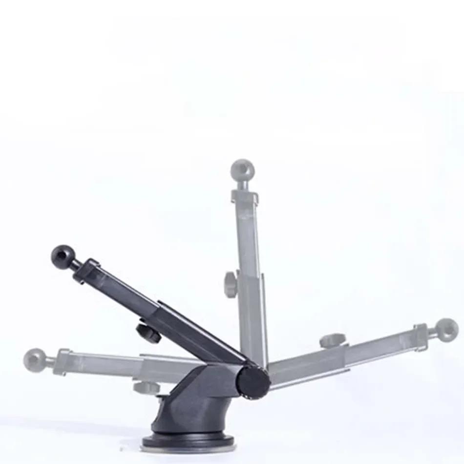 Support de voiture en Silicone 17mm, ventouse rotative télescopique, accessoires, support de Base à ventouse noir pour téléphone portable