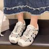 Dexun shoes women's 2025 new summer little white shoes super fire thin breathable mountaineering jogging shoes casual sports shoes