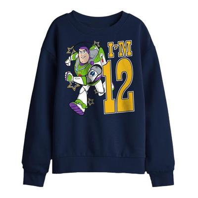 Childrens/Kids IÂ´m 12 Buzz Lightyear Birthday Sweatshirt