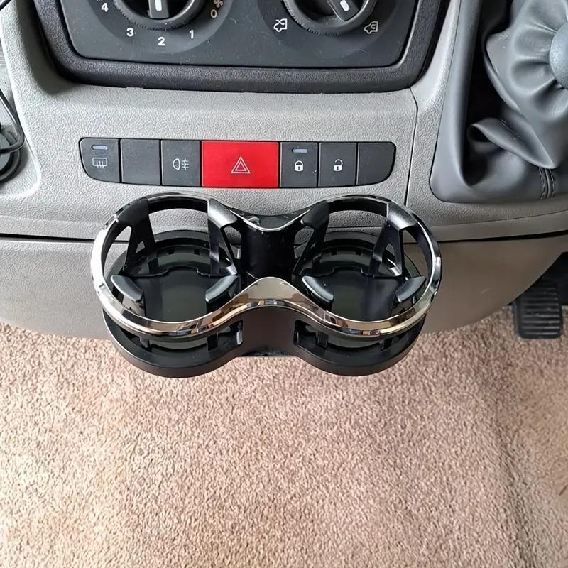 Double Mouth Car Cup Holder for Peugeot Boxer Fiat Ducato Citroen Relay 2006-2023 Vehicle Beverage Bracket Organizer
