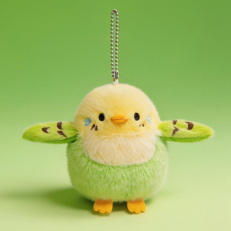 1 Stück 12cm Süße Vogel Plüschtiere Kawaii Wellensittich Stockente Eisvogel Puppen Plüsch Anhänger Spielzeug Entzückende Dekoration Geburtstagsgeschenk