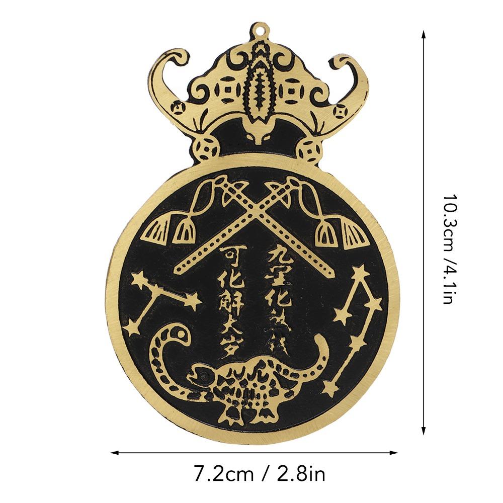 Bat Feng Shui Pendant Portable Wall Ornament Mirrors Bagua Pendant Front Door Use