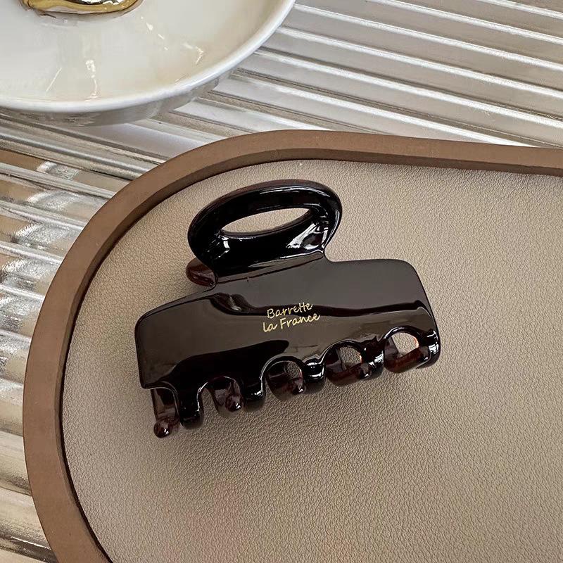 1pc Korean version gold standard wisp empty square high-end sense vinegar grip clip hair accessories hair clip for women