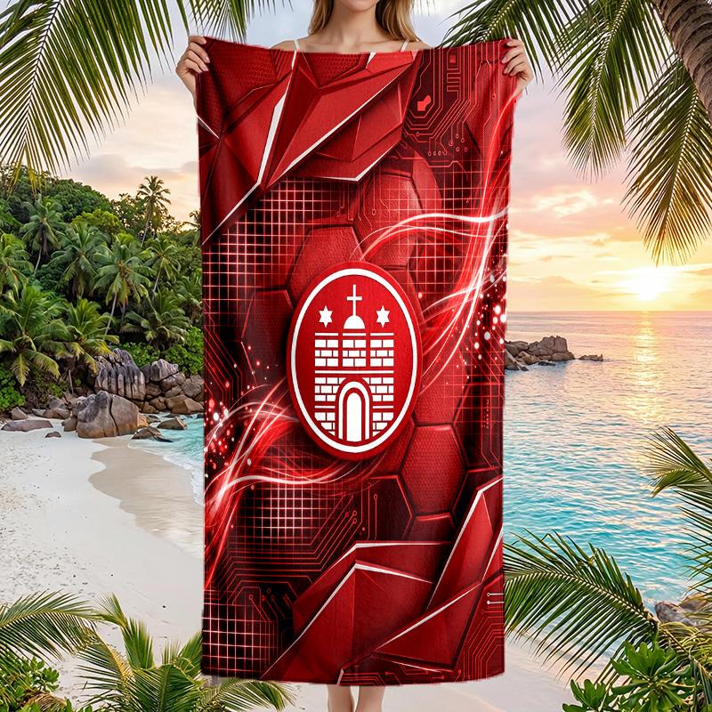 FC St. Asciugamano da Spiaggia Pauli Football Morbido Microfibra Asciugamano Estivo Asciugatura Rapida Assorbente per Spiaggia Piscina Viaggio