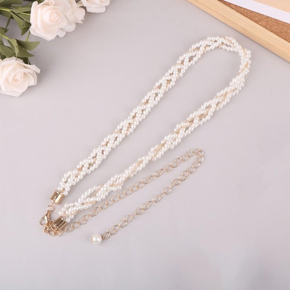 Waist Chain Design Pearl Waist Chain Pearl Decoration Body Chain Belt For Women