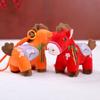 1Pcs 14Cm Lifelike Animal Simulation Stuffed Pony Doll Bag Decor Cute Mini Embroidered Colorful Horse Pendant Keychian Plush Toy