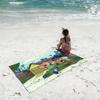 Fun Cartoon C-Clarence-S Funny Towel Shower Sauna Travel Spa Quick Dry Gym Accessories Soft Large Beach Towels