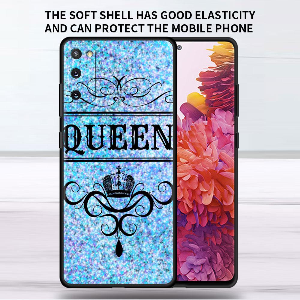 Soft Case For Samsung Galaxy Note 20 Ultra 10 Plus Lite A50 A70 A20 A40 A20e 9 8 A60 A10e Funda Phone Cover Princess Mom Queen