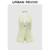 UR 2025 Autumn Halter V-Neck Sleeveless Vest
