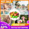 5 Stück Wasserspritzbälle 5 cm Lustige Sport-Wasserbälle Interaktive Strand-Durchnässungsspielbälle für Wasserparty-Aktivitäten