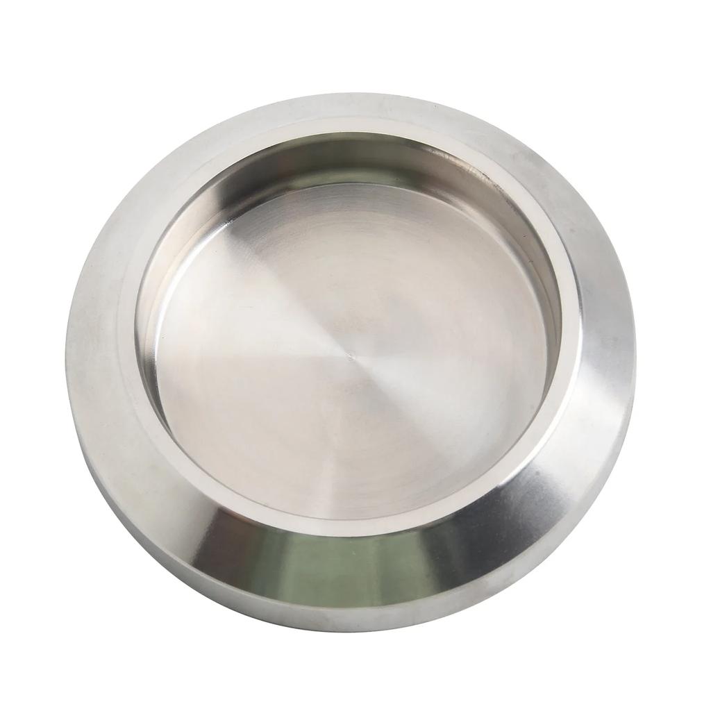 Invisible Door Handles Round Embedded Concealed Cabinet Handle Knobs Sliding Door Pull Stainless Steel Pull Door Hardware
