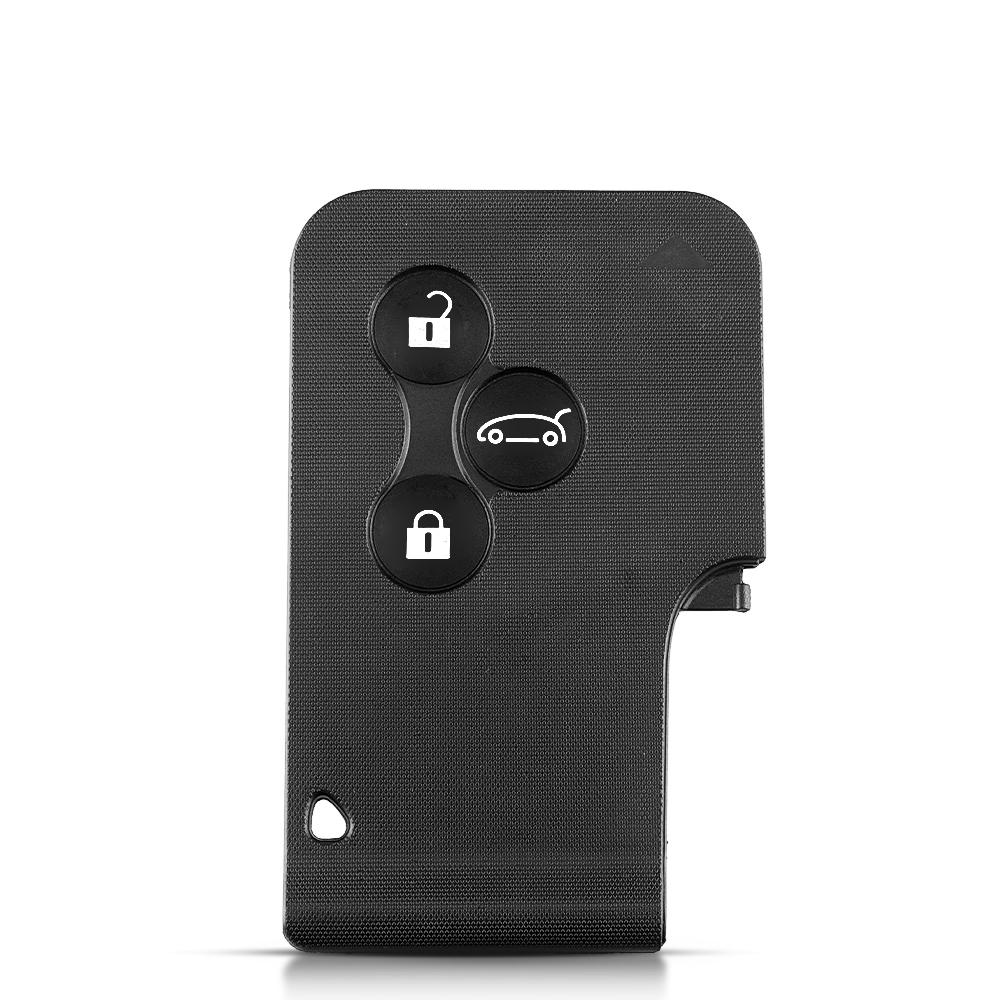 KEYYOU Smart Card Remote Car Key Shell Case For Renault Clio Logan Megane 2 3 Scenic Laguna Espace