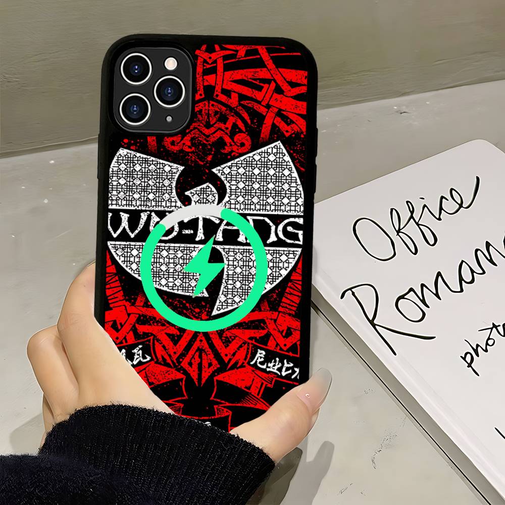 Fashion Trends WU-T-TANG CLANs Magnetic Matte Phone Case For IPhone 16 17 15 14 13 12 11 For Magsafe Wireless Charge Cover